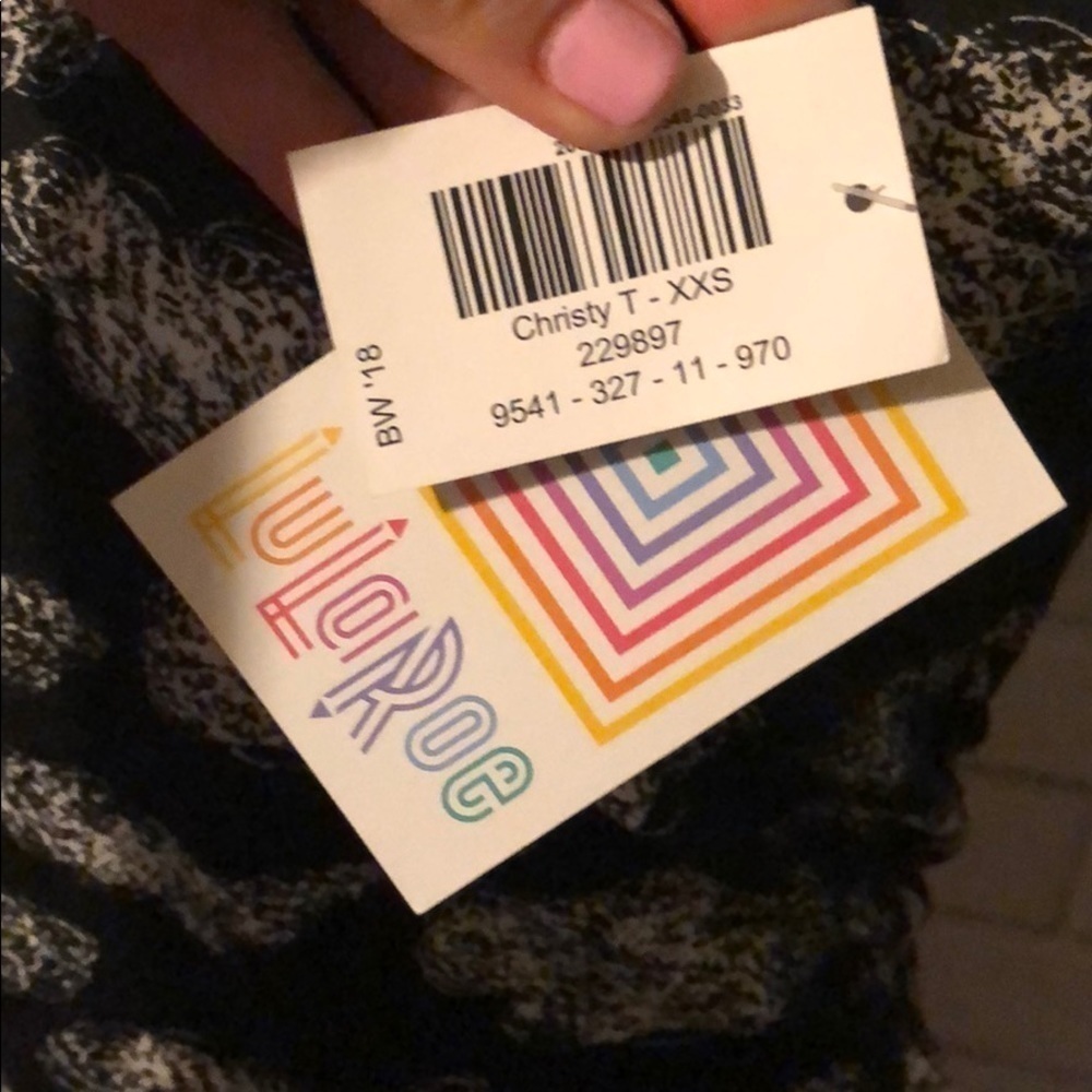 LuLaRoe Christy top size XXS NWT - Picture 3 of 5